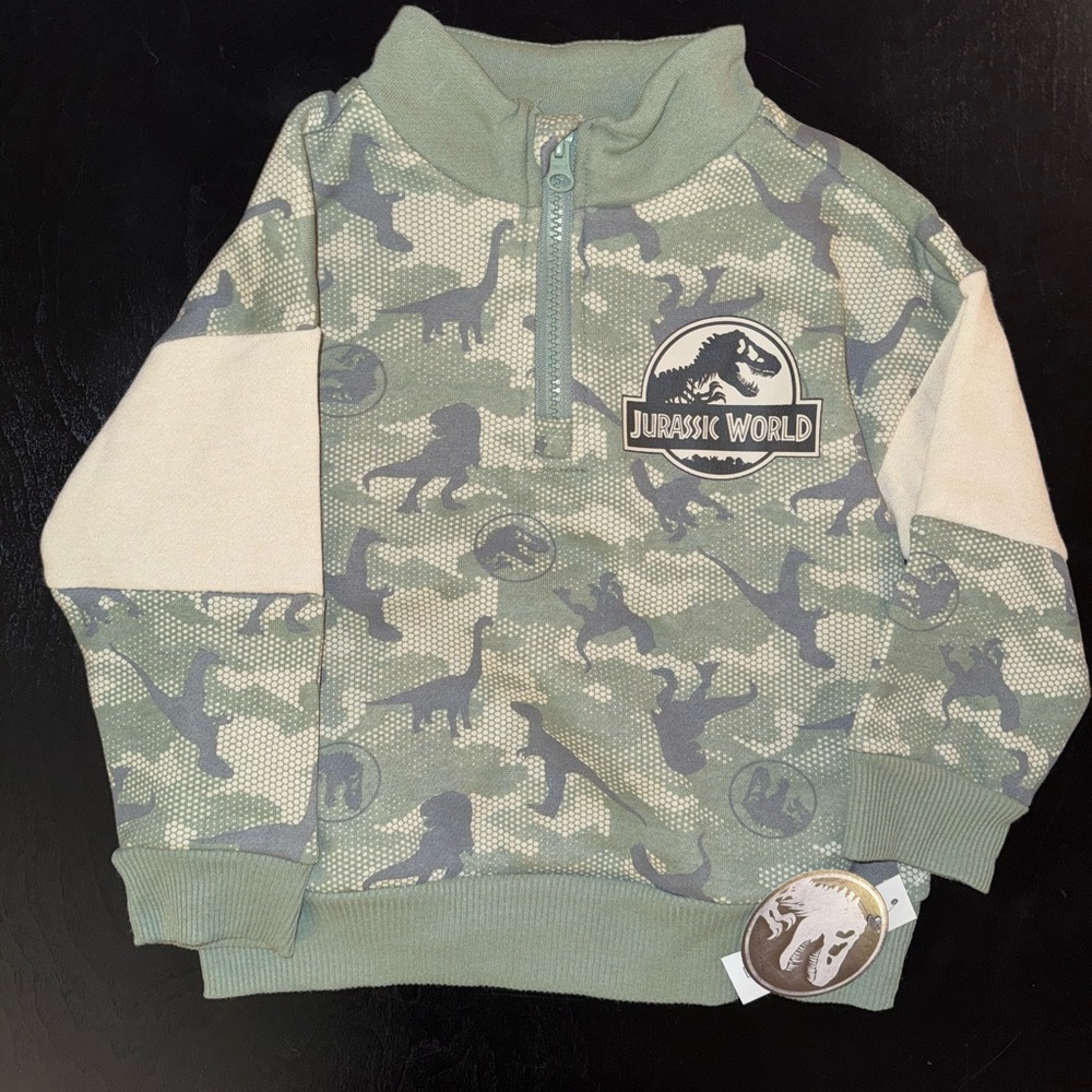 Jurassic World Toddler Quarter-zip Sweatshirt